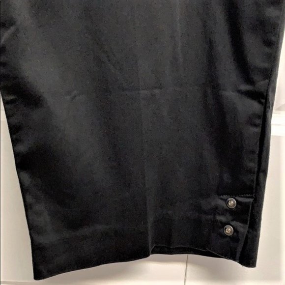 Counterparts Black 4 Pocket Cotton Stretch High Rise Crop Pants Size 16P - Picture 3 of 7